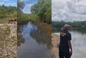 Operação investiga suposto cemitério clandestino em Coruripe; ossada é encontrada durante buscas