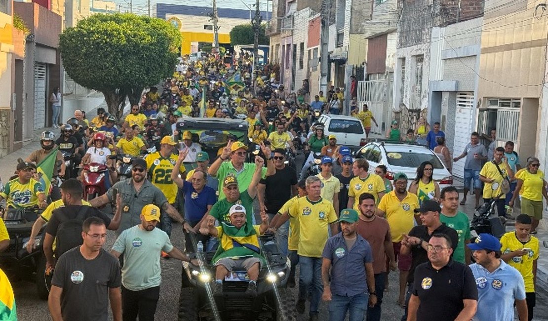 Alfredo Gaspar mobiliza Alagoas e Sergipe em onda verde-amarela e defende novas propostas para o Nordeste