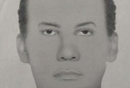 PC divulga retrato falado de suspeito de estuprar mulher na frente do filho,em AL