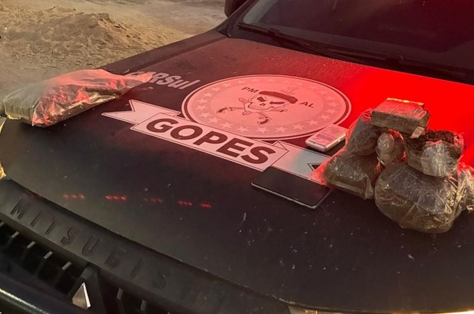 Polícia Militar apreende drogas em Campo Alegre e Maceió