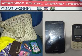 PC apreende casal e recupera materiais roubados em Maceió