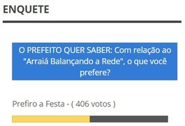Prefeito manda população decidir em enquete se quer “São João” ou “ambulância”