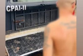 Motorista que agrediu tia no Centro de Arapiraca é preso por guarnições do 3º BPM