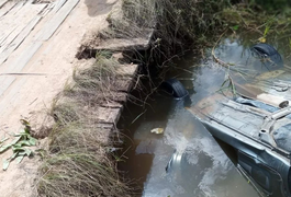 Carro cai no Rio dos Paus e mulher morre em Maragogi; outras três pessoas estavam no veículo, incluindo filha e companheiro da vítima