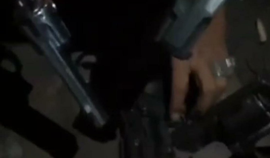 Criminosos de Maceió gravam vídeos segurando armas de fogo e fazendo ameaças: 'A gente vai tomar tudo'