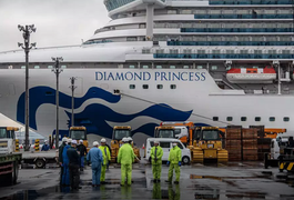 Navio de luxo é maior foco de coronavírus fora da China