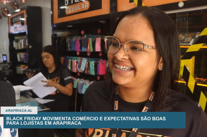 VÍDEO: Black Friday movimenta comércio e expectativas são boas para lojistas em Arapiraca