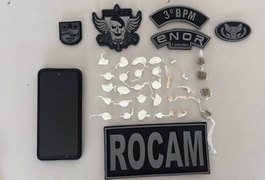 Policiais militares prendem homem e realizam apreensão de drogas em Arapiraca