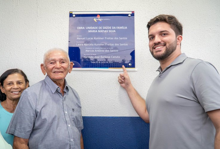 Prefeito Lucas Santos inaugura UBS no Povoado Piranhas, zona rural de Traipu