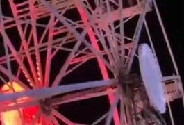 Criança fica ferida ao cair de roda gigante durante festa Junina