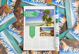 Praias de Alagoas estampam capa de revista internacional