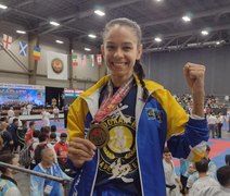 Atleta alagoana conquista o título mundial de karatê no México