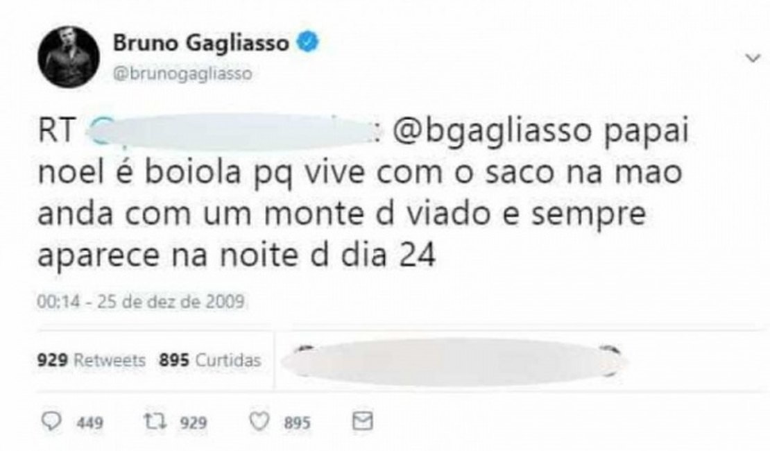 Após críticas a Cocielo, Gagliasso é acusado de homofobia