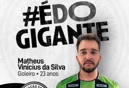 ASA anuncia goleiro jovem promessa para elenco 2024