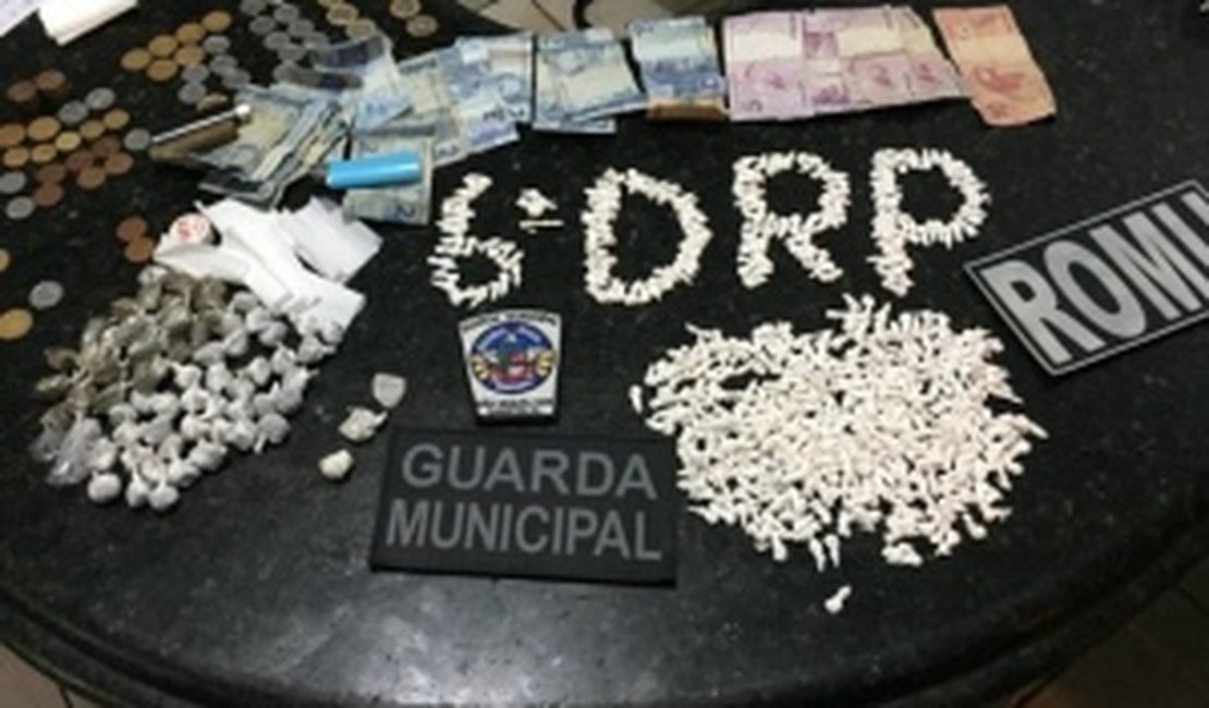 Dupla é presa com mais de 500 pedras de crack em São Miguel dos Campos