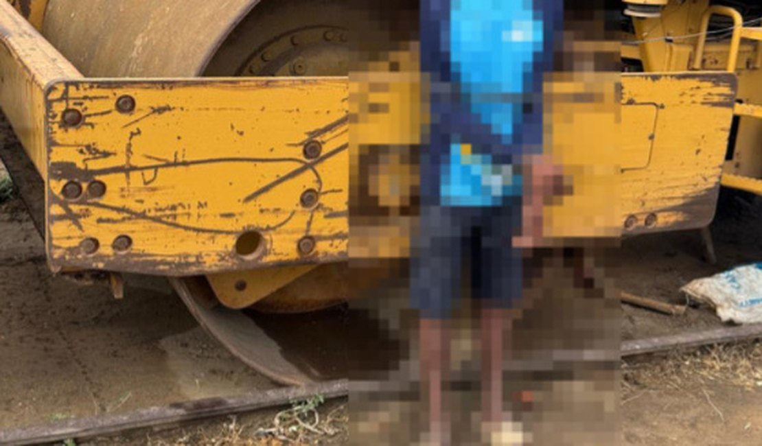 Homem tenta furtar bateria de máquina na antiga estação ferroviária e acaba amarrado, em Arapiraca