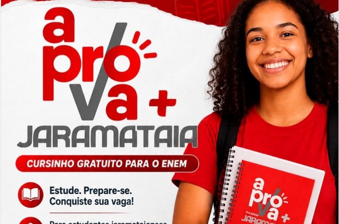 Prefeitura de Jaramataia promove cursinho gratuito para preparar estudantes para o ENEM