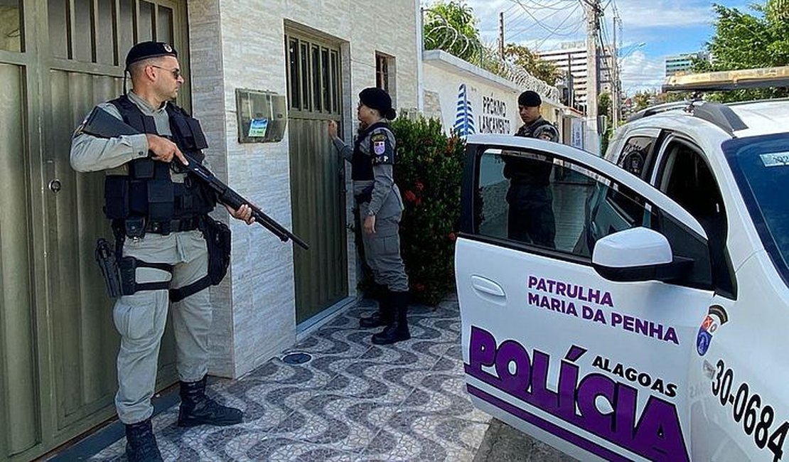 Judiciário já encaminhou 1.601 mulheres para proteção da Patrulha Maria da Penha, em Alagoas