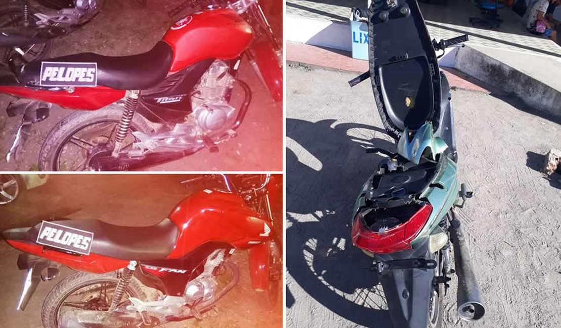 PM recupera três motos roubadas em menos de 24 horas, em Arapiraca