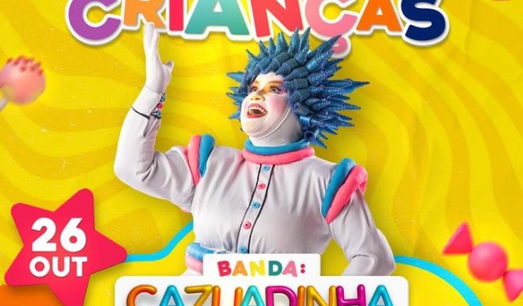 Banda Cazuadinha será a atração da grande festa das crianças organizada pela Prefeitura de Junqueiro