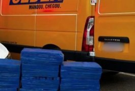 Homem é preso ao ser flagrado transportando 800kg de maconha em veículo dos Correios