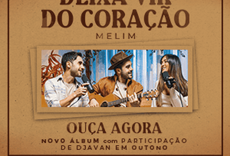 Melim lança álbum de covers e mergulha no romantismo de Djavan