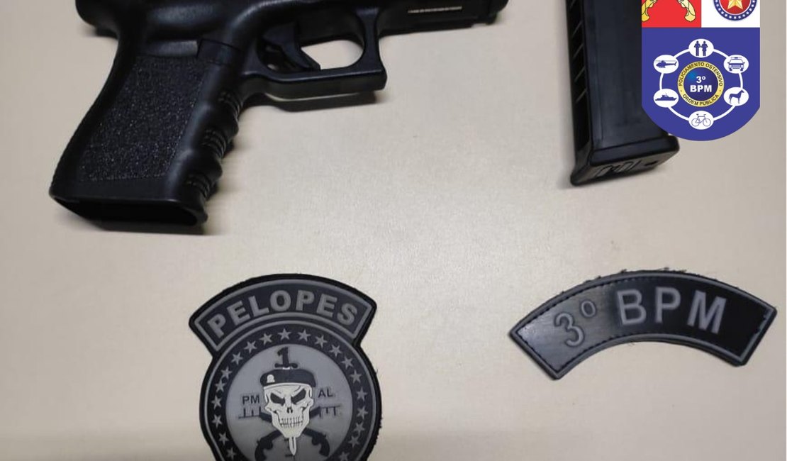 Homem armado é preso ao se recusar a pagar transporte por aplicativo, em Arapiraca