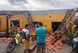 Vídeo: Cinco pessoas ficam feridas após teto de restaurante desabar em Marechal Deodoro