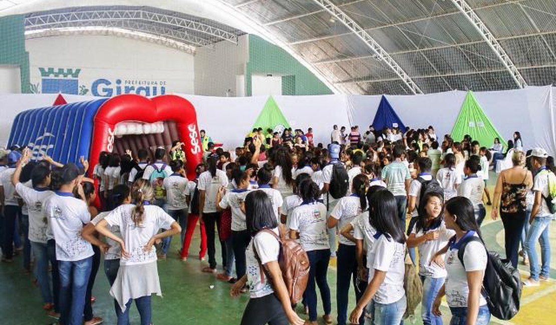 Feira de Saúde e Cidadania oferece serviços e orientações de higiene bucal em Girau do Ponciano