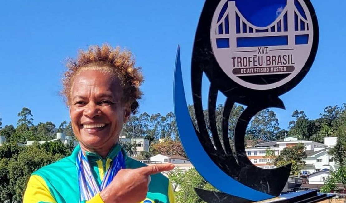 Arapiraquense Carminha conquista seis medalhas de ouro no Troféu Brasil de Atletismo Master