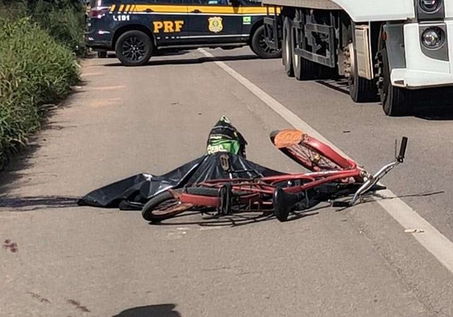 Idoso de 77 anos morre atropelado por caminhão na BR-316, em Palmeira dos Índios