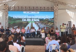 Ministro Renan Filho entrega trecho da duplicação da BR-101 em Junqueiro