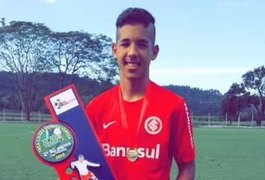 Aprovado em peneira, alagoano já conquistou primeiro título pelo Inter