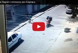 Câmeras de segurança flagram supostos assassinos de vendedor de joias em Arapiraca