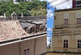 Teto do Museu de Arte Sacra Pierre Chalita desaba em Maceió