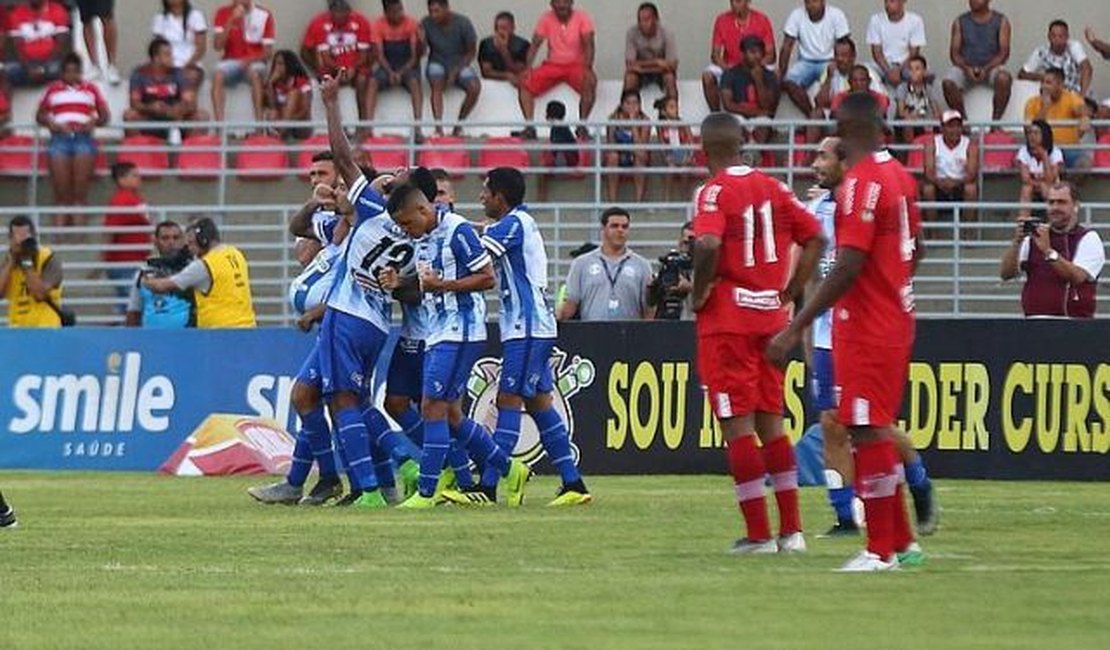 Com gol de Robinho, CSA vence o CRB por 1 a 0 e abre vantagem na final do Alagoano