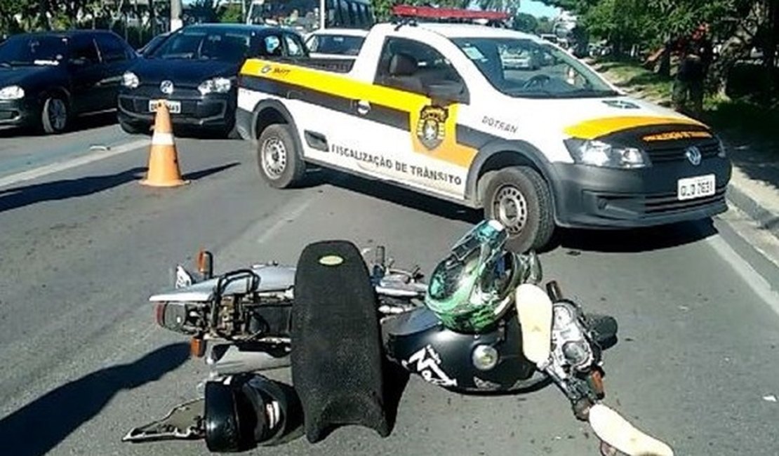 Motociclista morre em acidente na Durval de Góes Monteiro, em Maceió