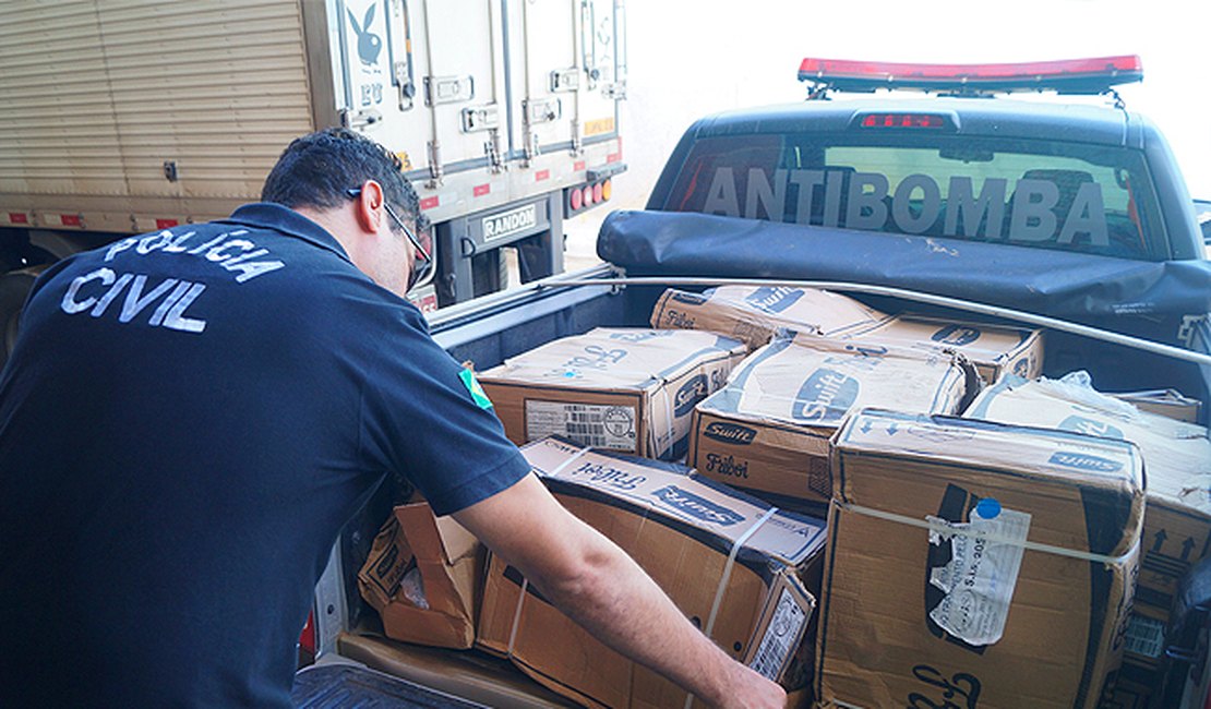 Polícia Civil de Alagoas recupera carga roubada em Sergipe