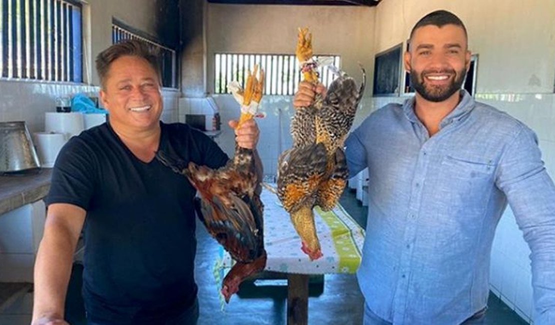 Gusttavo Lima E Leonardo são detonados após postarem foto polêmica