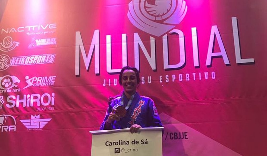 Alagoana conquista medalha de bronze no Mundial de Jiu-Jitsu