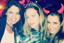 Luana Piovani curte noitada com amigas no Rio: 'Bailinho'