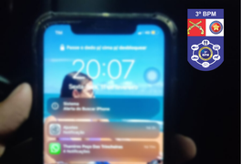 Rocam do 3º BPM recupera celular roubado em terreno, em Arapiraca