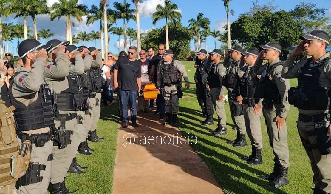 Com presença de militares de todo estado, PM morto por colega de farda é sepultado em Arapiraca; assista