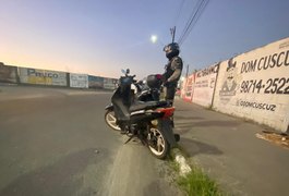 Águias do BPTran recuperam motocicleta com queixa de roubo na Nova Satuba