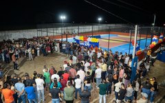 Prefeitura de Traipu inaugura quadras esportivas no Sítio Novo e Vila São José durante programação dos 134 anos do município