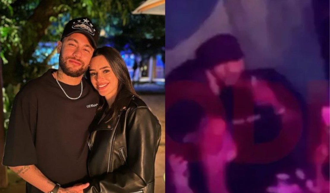 Neymar é visto curtindo balada com duas mulheres na Espanha