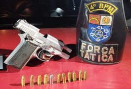 PM prende suspeitos e apreende cinco armas de fogo