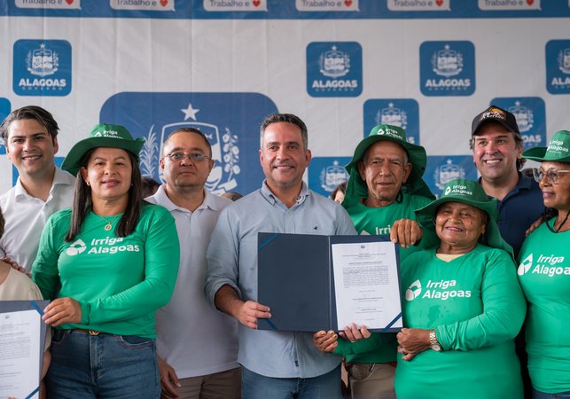 Paulo Dantas lança programa Irriga Alagoas, maior projeto hídrico e de tecnologia na agricultura alagoana