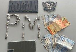 Adolescente de 15 anos é apreendido por tráfico de drogas, em Arapiraca