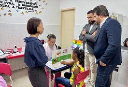 Clube da Saúde Infantil: Penedo recebe visita de representantes da empresa japonesa parceira no projeto inédito no Brasil